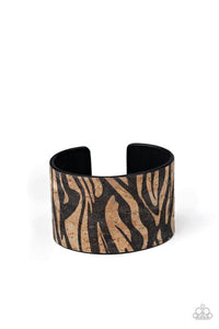 Zebra Zone - Black Bracelet - Paparazzi Accessories - Sassysblingandthings
