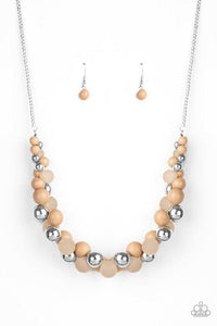 Bubbly Brilliance - Brown Necklace - Paparazzi Accessories - Sassysblingandthings