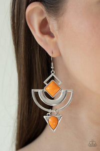geo-gypsy-orange-earrings-paparazzi-accessories
