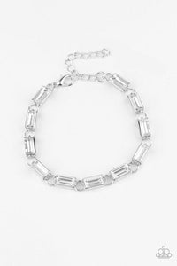 Irresistibly Icy - White Bracelet - Paparazzi Accessories - Sassysblingandthings
