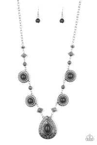 Mayan Magic - Black Necklace - Paparazzi Accessories - Sassysblingandthings
