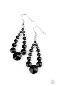 Here GLOWS Nothing! - Black Earrings - Paparazzi Accessories - Sassysblingandthings