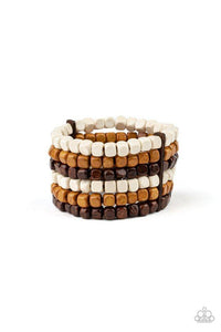 Tropical Tundra - Brown Bracelet - Paparazzi Accessories - Sassysblingandthings