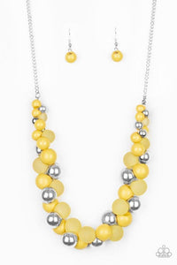 Bubbly Brilliance - Yellow Necklace - Paparazzi Accessories - Sassysblingandthings