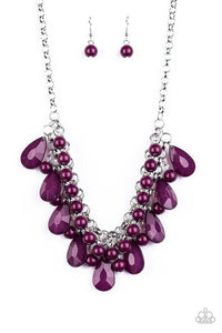 Endless Effervescence - Purple Necklace - Paparazzi Accessories - Sassysblingandthings