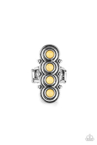 Terra Trinket - Yellow Ring - Paparazzi Accessories - Sassysblingandthings