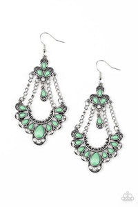 Unique Chic - Green Earrings - Paparazzi Accessories - Sassysblingandthings