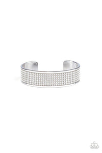 Cant Believe Your ICE - White Bracelet - Paparazzi Accessories - Sassysblingandthings