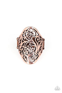 Vine Vibe - Copper Ring - Paparazzi Accessories - Sassysblingandthings