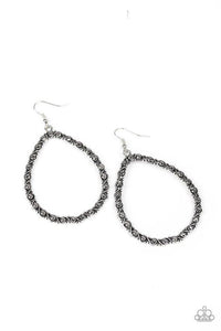 Galaxy Gardens - Silver Earrings - Paparazzi Accessories - Sassysblingandthings