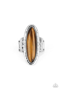 Stone Mystic - Brown Ring - Paparazzi Accessories - Sassysblingandthings