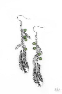 Find Your Flock - Green Earrings - Paparazzi Accessories - Sassysblingandthings