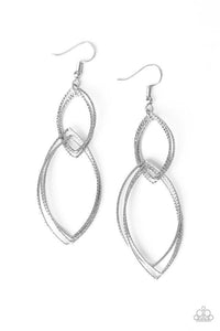 Endless Echo - Silver Earrings - Paparazzi Accessories - Sassysblingandthings