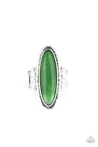 Stone Mystic - Green Ring - Paparazzi Accessories - Sassysblingandthings