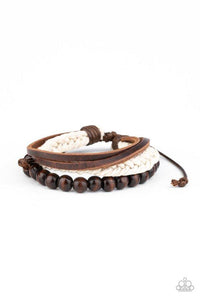 Wildly Wrangler - Brown Bracelet - Paparazzi Accessories - Sassysblingandthings