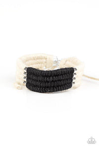 Hot Cross BUNGEE - Black Bracelet - Paparazzi Accessories - Sassysblingandthings