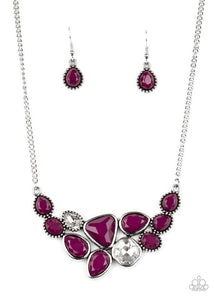 Breathtaking Brilliance - Purple Necklace - Paparazzi Accessories - Sassysblingandthings