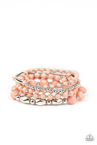 Vibrantly Vintage - Pink Bracelet - Paparazzi Accessories - Sassysblingandthings