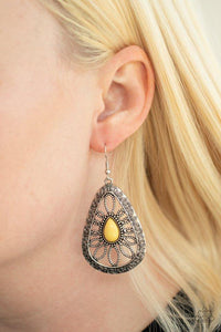 floral-frill-yellow-earrings