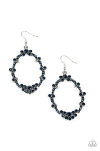 Sparkly Status - Blue Earrings - Paparazzi Accessories - Sassysblingandthings