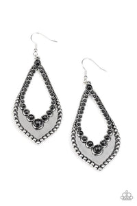 Essential Minerals - Black Earrings - Paparazzi Accessories - Sassysblingandthings