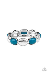 Decadently Dewy - Blue Bracelet - Paparazzi Accessories - Sassysblingandthings