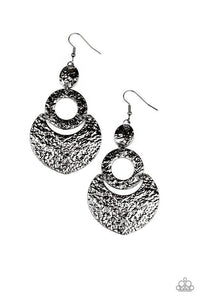 Shimmer Suite - Black Earrings - Paparazzi Accessories - Sassysblingandthings