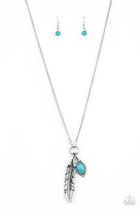 Sahara Quest - Blue Necklace - Paparazzi Accessories - Sassysblingandthings