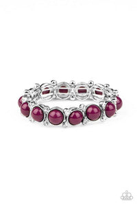 Flamboyantly Fruity - Purple Bracelet - Paparazzi Accessories - Sassysblingandthings