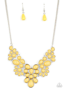 Bohemian Banquet - Yellow Necklace - Paparazzi Accessories - Sassysblingandthings
