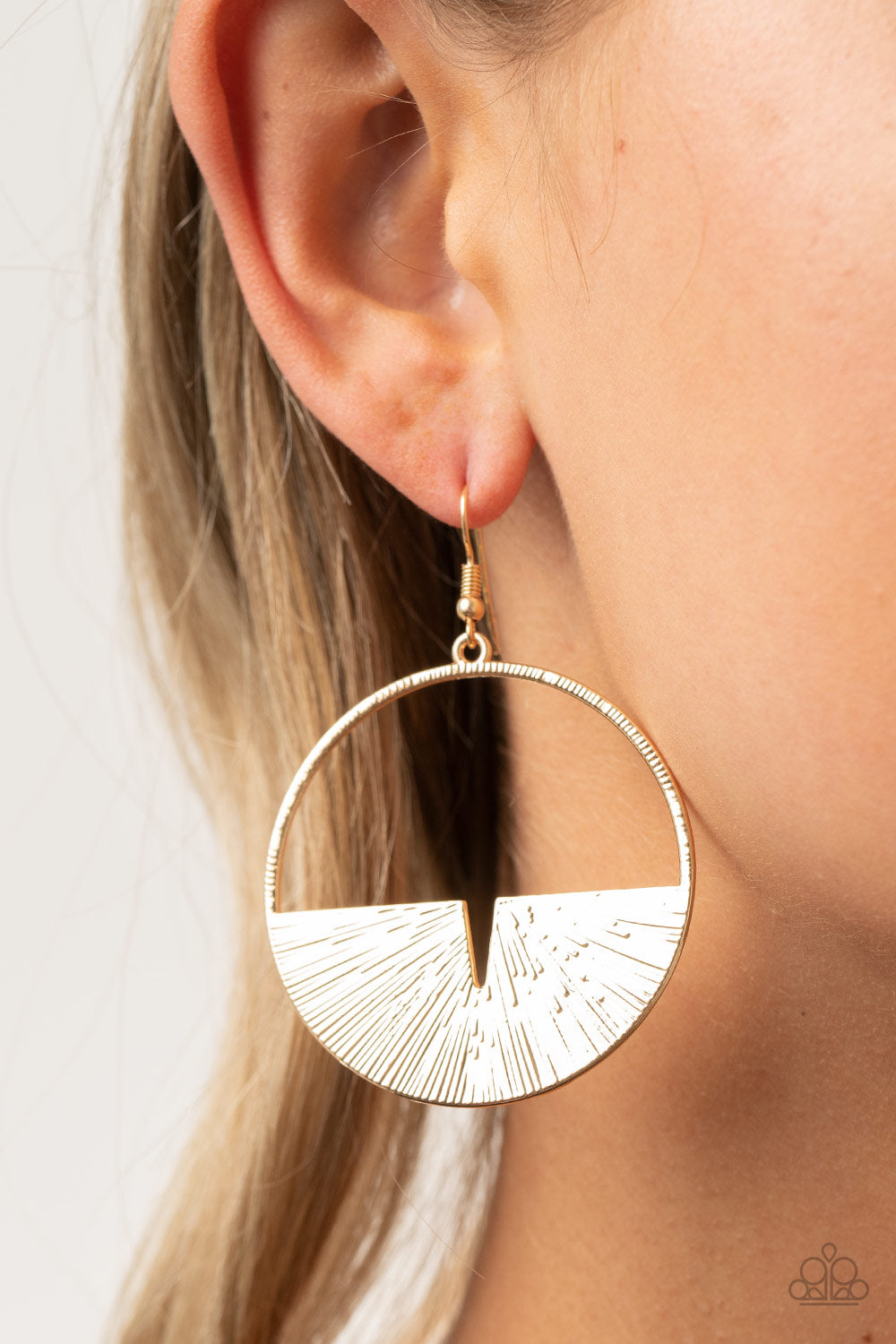 Reimagined Refinement - Gold Earrings - Paparazzi Accessories