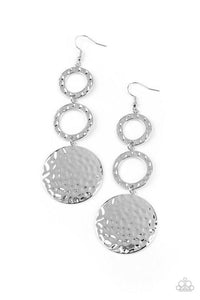 Blooming Baubles - Silver Earrings - Paparazzi Accessories - Sassysblingandthings