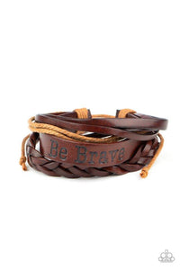 Brave Soul - Brown Bracelet - Paparazzi Accessories - Sassysblingandthings