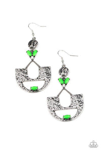 Modern Day Mecca - Green Earrings - Paparazzi Accessories - Sassysblingandthings