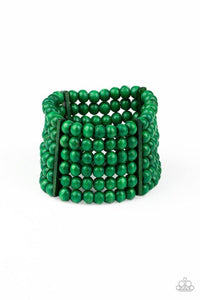 Tanning in Tanzania - Green Bracelet - Paparazzi Accessories - Sassysblingandthings