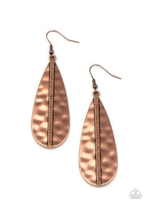 On The Up and UPSCALE - Copper Earrings - Paparazzi Accessories - Sassysblingandthings