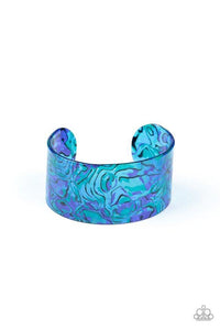 Cosmic Couture  - Blue Bracelet - Paparazzi Accessories - Sassysblingandthings