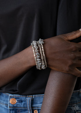 Rockin Renegade - Silver Bracelet - Paparazzi Accessories