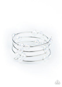 Dreamy Demure - White Bracelet - Paparazzi Accessories - Sassysblingandthings