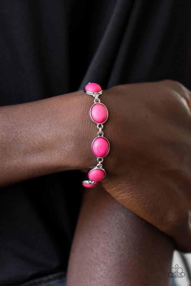 nice-stonework-pink-bracelet