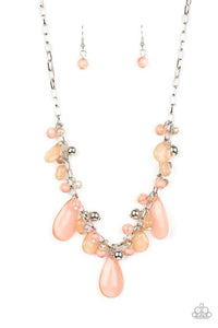 Seaside Solstice - Pink Necklace - Paparazzi Accessories - Sassysblingandthings
