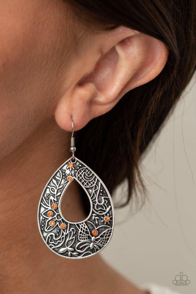 botanical-butterfly-orange-earrings