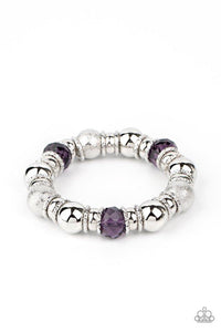 Take Your Best Shot - Purple Bracelet - Paparazzi Accessories - Sassysblingandthings