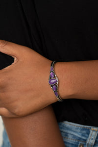 Dream Beam - Purple Bracelet - Paparazzi Accessories