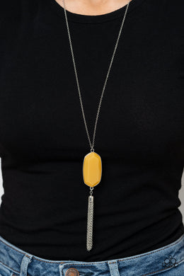 Got A Good Thing GLOWING - Yellow Necklace - Paparazzi Accessories