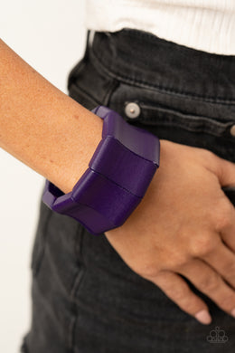 Caribbean Couture - Purple Bracelet - Paparazzi Accessories