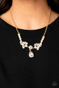 Unrivaled Sparkle - Gold Necklace - Paparazzi Accessories