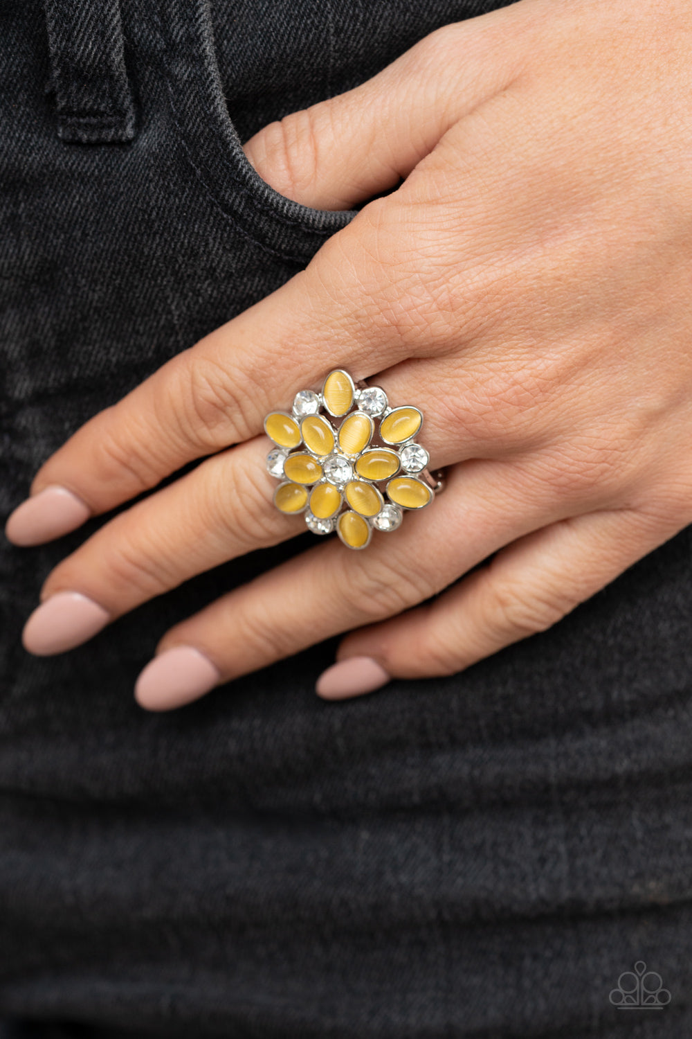 Hopes and GLEAMS - Yellow Ring - Paparazzi Accessories