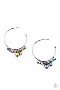 Dazzling Downpour - Multi Earrings - Paparazzi Accessories - Sassysblingandthings