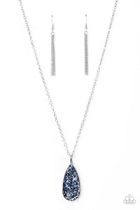 Daily Dose of Sparkle - Blue Necklace - Paparazzi Accessories - Sassysblingandthings